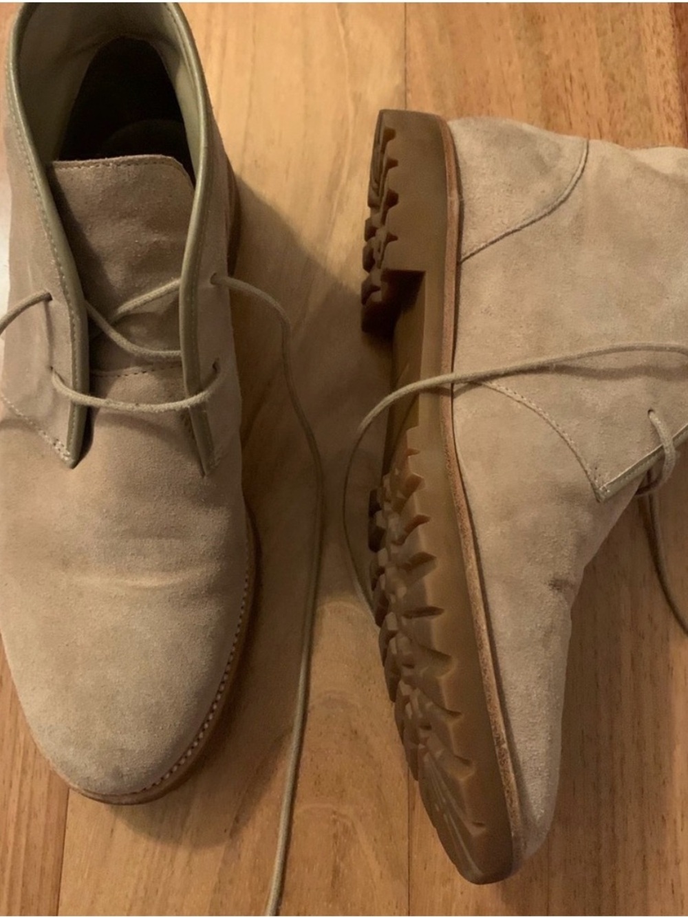 Tory Burch Tan Suede Chukka Boots, Size 9